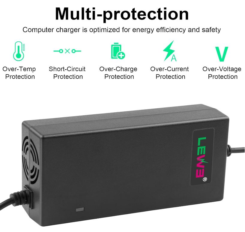 54.6V-2A-DC5521-зарядно