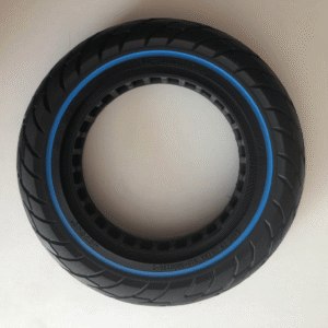 Плътна гума NEDONG 10X2.125-6.5 със син ринг